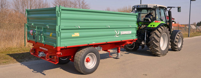 Einachs-Dreiseitenkipper EDK 650 (EDK 5) von Farmtech