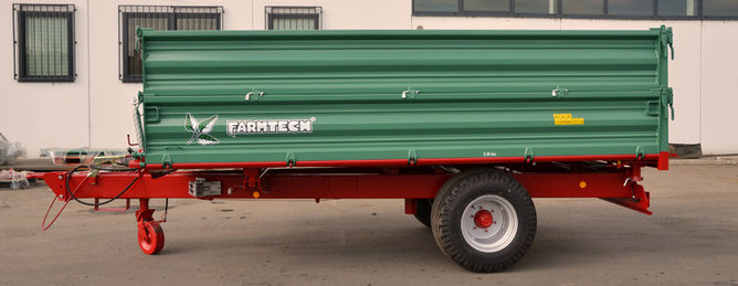 Einachs-Dreiseitenkipper EDK 800 (EDK 6) von Farmtech