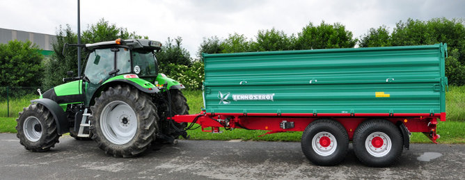 Tandem-Dreiseitenkipper TDK 1300 von Farmtech