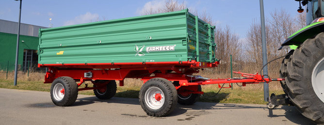 Zweiachs-Dreiseitenkipper ZDK 800 von Farmtech